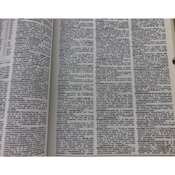 Funk & Wagnalls New Comprehensive International Dictionary Volume 1 & 2 Deluxe - Picture 11 of 16